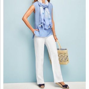 White Linen Pants Size 4